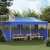 vidaXL Carpa de Fiesta Azul 291 x 580 x 315 cm Tela Oxford