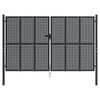 vidaXL Puerta de jardín Antracita 300x200 cm Acero