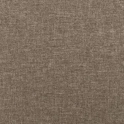 vidaXL Cabecero de tela gris taupe 203x16x78/88 cm