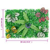 &nbsp;vidaXL Valla de plantas artificiales 24 uds verde 40x60 cm