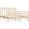 vidaXL Estructura de cama madera maciza 150x200 cm