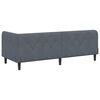 vidaXL Estructura de cama en esquina Gris oscuro 80 x 200 cm