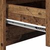 vidaXL Armario de Noche con caj&oacute;n Madera vieja 38 x 34 x 61 cm
