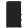 vidaXL Armario de Noche con caj&oacute;n 2 pcs Roble Negro 36 x 43 x 60 cm