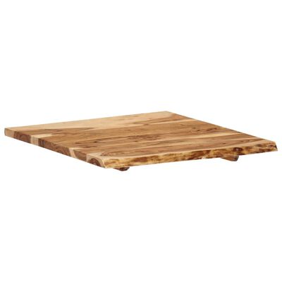 vidaXL Superficie de mesa de madera maciza de acacia 58x(50-60)x2,5 cm