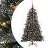 vidaXL &Aacute;rbol de Navidad artificial Verde 150 cm PVC, Pl&aacute;stico y Acero
