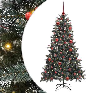 vidaXL &Aacute;rbol de Navidad artificial Verde 150 cm PVC, Pl&aacute;stico y Acero