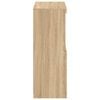vidaXL Aparador con luces LED madera de ingeniería roble Sonoma