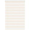 vidaXL Estor cebra beige m&aacute;rmol tejido ancho 105,9 cm poli&eacute;ster