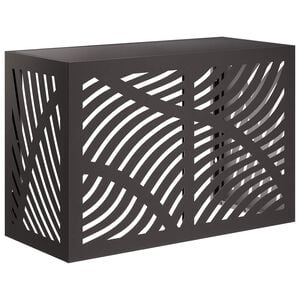 vidaXL Funda para Aire Acondicionado Negro 90 x 40 x 60 cm Acero