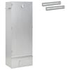 vidaXL Horno Ahumador 3 uds. 44,5 x 29 x 110 cm Acero galvanizado