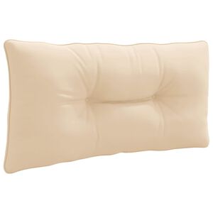 vidaXL Coj&iacute;n de respaldo PUTTEN 100% Poli&eacute;ster Crema 70 x 40 x 10 cm