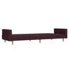 vidaXL Sof&aacute; cama de 2 plazas tela morado
