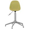 vidaXL Silla de oficina giratoria tela verde