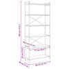 vidaXL Estante de libros Madera envejecida 40 x 30 x 85 cm
