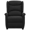 vidaXL Sill&oacute;n reclinable el&eacute;ctrico de tela negro