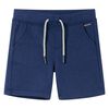 vidaXL Pantalones cortos infantiles con cord&oacute;n azul oscuro 104