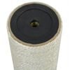 vidaXL Poste rascador para gatos 8x40 cm 10 mm beige