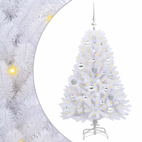vidaXL &Aacute;rbol de Navidad artificial con ramas articuladas 120 cm