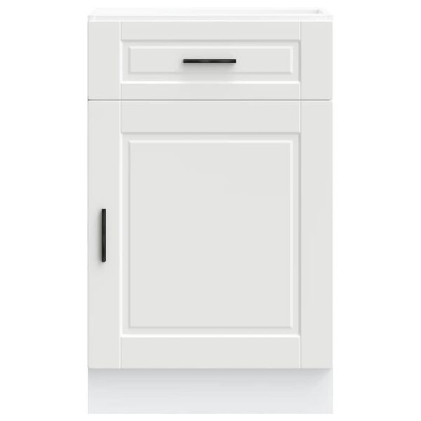 vidaXL Mueble bajo de cocina&nbsp;Porto madera contrachapada blanca