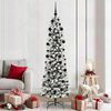 vidaXL &Aacute;rbol de Navidad artificial 210 cm PVC, Metal y Pl&aacute;stico