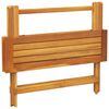 vidaXL Set de comedor de jard&iacute;n plegable 5 pzas madera maciza acacia