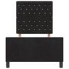 vidaXL Cama tipo Box Spring con cabecera Negro 100 x 200 cm Terciopelo