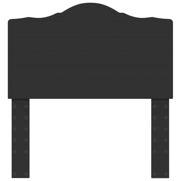 vidaXL Cabecero Roble Negro 75 cm Madera contrachapada