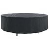 vidaXL Funda para muebles 320 x 320 x 71 cm Tela Oxford 600D Redondo