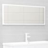vidaXL Set muebles de ba&ntilde;o 2 piezas madera contrachapada blanco brillo