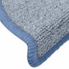 vidaXL Felpudos para escaleras 15 uds 65x24x4 cm Gris claro y azul Semicircular Grande