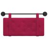 vidaXL Cabecera Colgante Rojo vino 90 x 55 x 5 cm Terciopelo