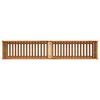 vidaXL Jardinera con forro madera maciza de acacia 199x38,5x50 cm