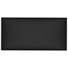 vidaXL Cabecero de Pared 12 pcs Negro 30 x 15 cm tela