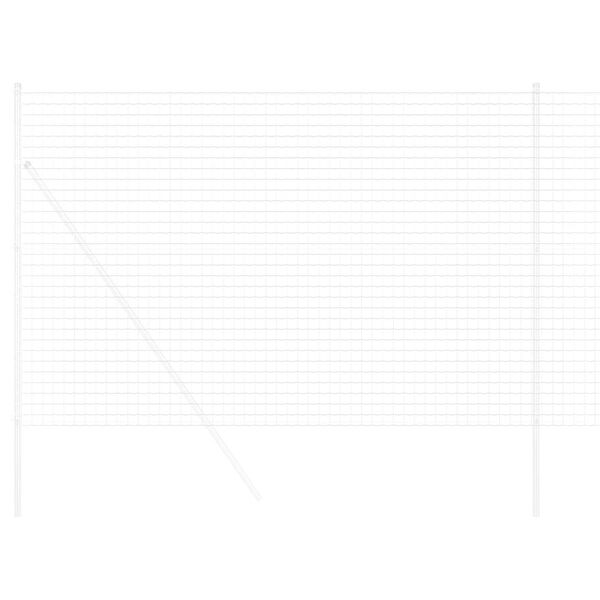 vidaXL Cerca Euro Plateado 1.5 x 10 m