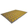 Bo-Camp Alfombra de exterior Chill mat Flaxton amarillo ocre M 2x1,8 m
