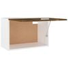 vidaXL Armario colgante "Lyon" de, roble ahumado, 60x31x40 cm, madera de ingeniería