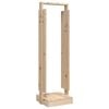vidaXL Soporte para le&ntilde;a madera maciza de pino 33,5x30x110 cm