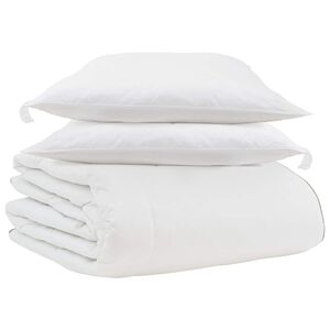 vidaXL Edred&oacute;n de Invierno con almohada 3 pcs Pluma de pato