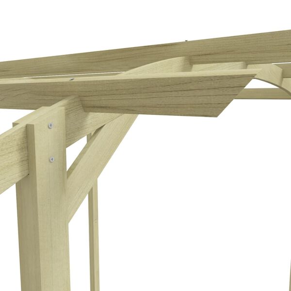 vidaXL P&eacute;rgola de jard&iacute;n madera de pino impregnada 180x197x210 cm