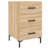 vidaXL Mesita de noche madera de ingenier&iacute;a roble Sonoma 40x40x66 cm