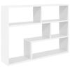 vidaXL Estante de pared Montada en la pared Blanco 95 x 20 x 69,5 cm