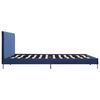 vidaXL Estructura de cama sin colchón tela azul 180x200 cm