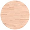 vidaXL Mesa alta de madera maciza de haya &Oslash;50x89,5 cm
