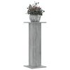 vidaXL Soportes de plantas 2 uds madera gris Sonoma 30x30x80 cm