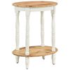 vidaXL Mesa auxiliar de madera maciza de acacia 50x40x66 cm
