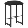 vidaXL Taburete de bar Negro 40 x 32 x 64 cm Madera de ingenier&iacute;a