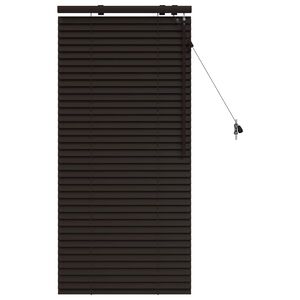 vidaXL Persiana veneciana Marr&oacute;n Oscuro 60 x 130 cm 35 mm