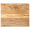 vidaXL Tablero de mesa rectangular madera maciza mango 90x80x3,8 cm