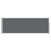 vidaXL Toldo lateral retr&aacute;ctil Gris antracita 300 x 100 cm Poli&eacute;ster